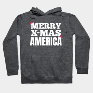 Merry X-Mas America Hoodie